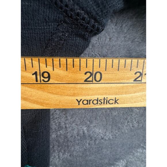 VTG Y2K The North Face Women’s Embroidered Hem/Cuff Full Zip Hoodie Large Black - Picture 5 of 11